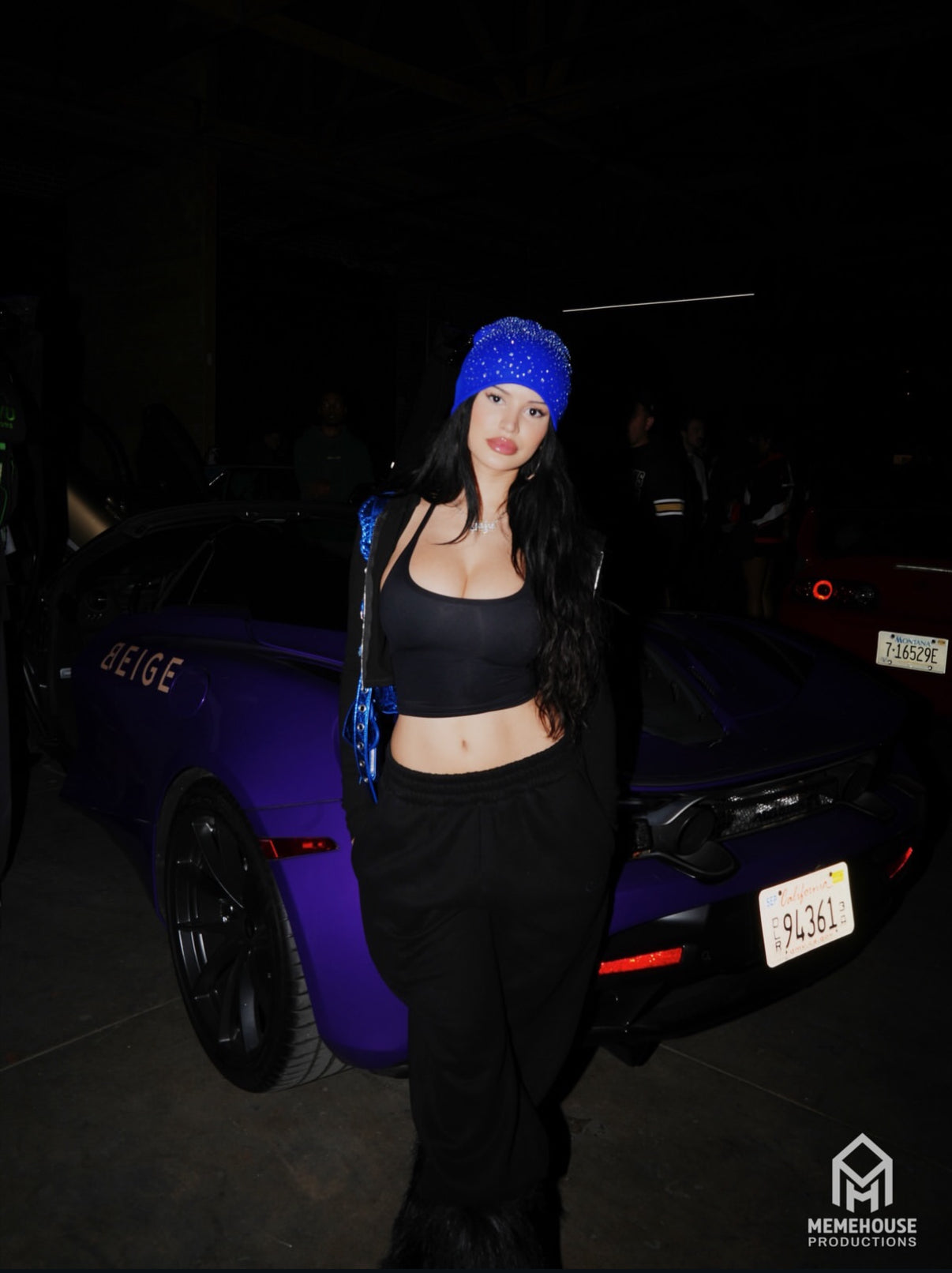 Blue Stone Beanie