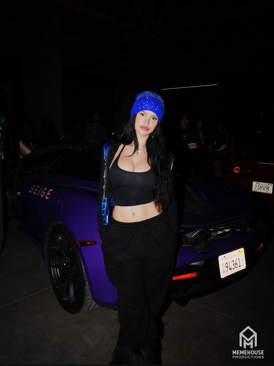 Blue Stone Beanie